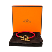 Hermes Glendon Red Bracelet